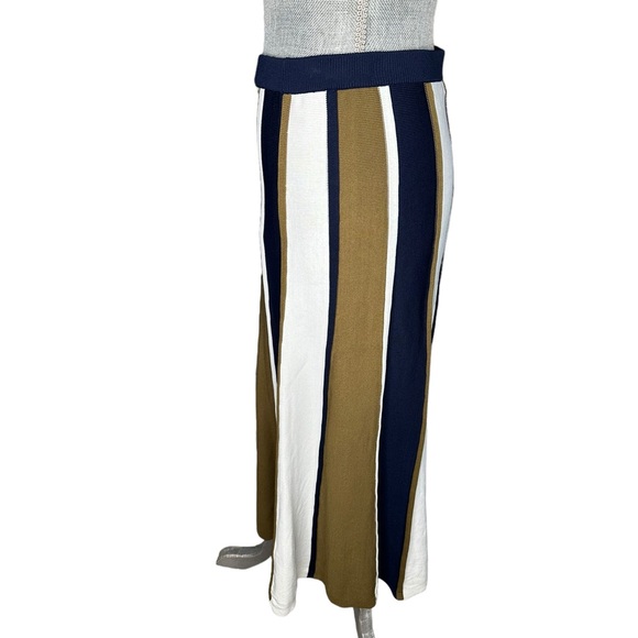 J.Crew Acorn Navy Stripe Pull-On Skirt Size Small New Without Tags - Picture 4 of 10